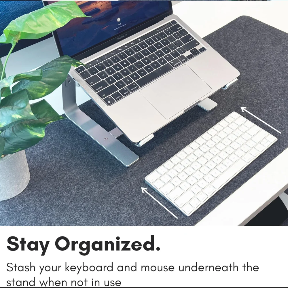 MACALLY Alu Laptop Stand Space Gray