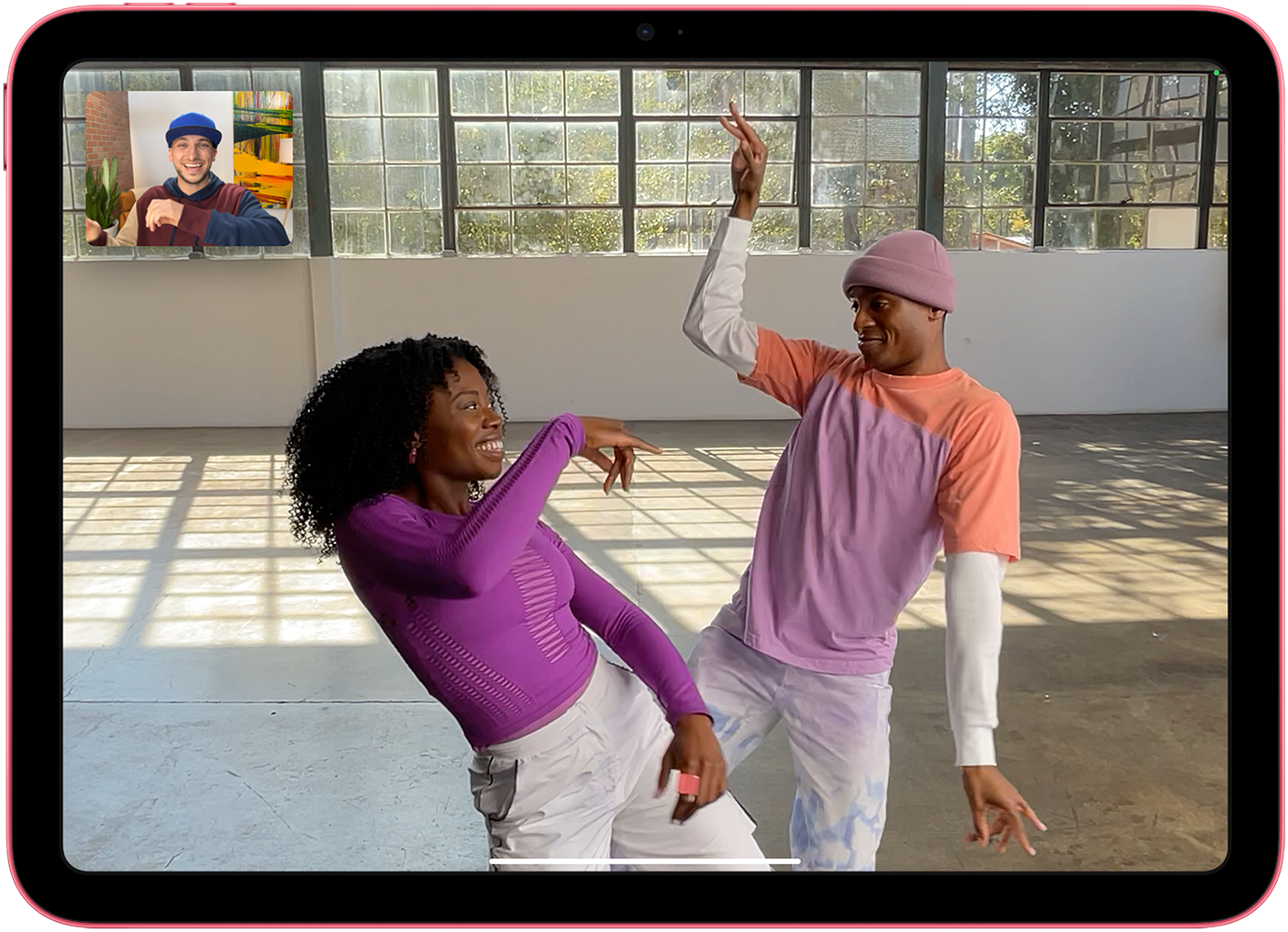 Prikaz značajke Unutar kadra na iPadu.