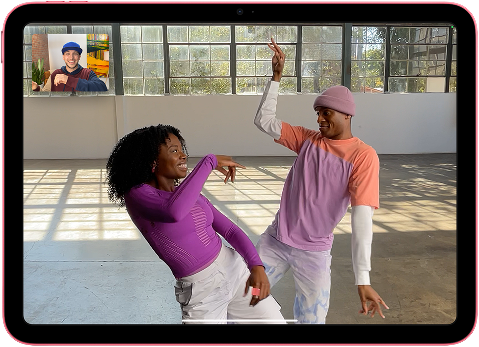 Prikaz značajke Unutar kadra na iPadu.