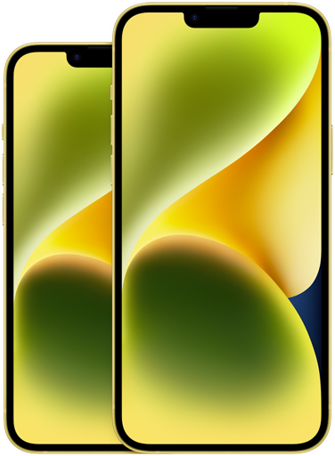 Prednja strana 6,1-inčnog iPhonea 14 Prednja strana 6,7-inčnog iPhonea 14 Plus
